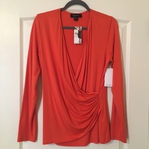 Karen Kane Faux Wrap Top
